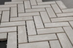 1X3 FLOW IVORY HERRINGBONE WITH MICROBAN - Image 2