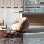 8X16 SOBE CHIARO LUSSO AVORIO / ACQUA POLISHED MOSAIC - Image 3